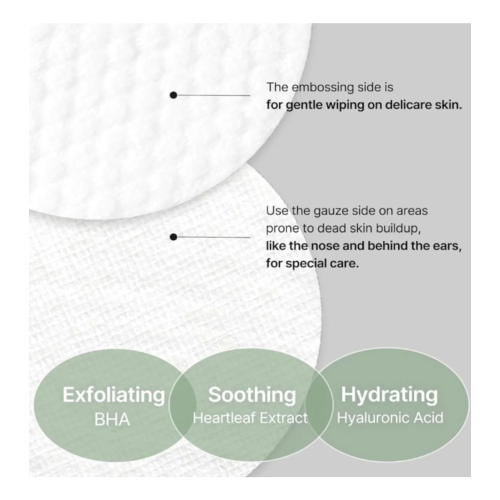 Celimax - *Ji Woo Gae* - Tampons exfoliants Heartleaf BHA