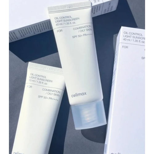 Celimax - *Oil Control* - Crème solaire visage Light Sunscreen SPF50+ PA++++