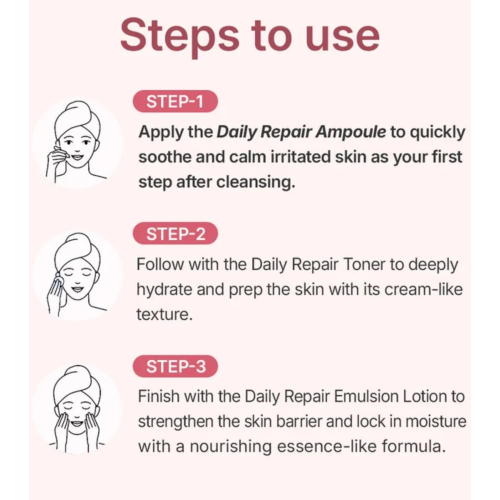 Centellian24 - *Daily Repair* - Sérum facial peau sensible Total Care Solution
