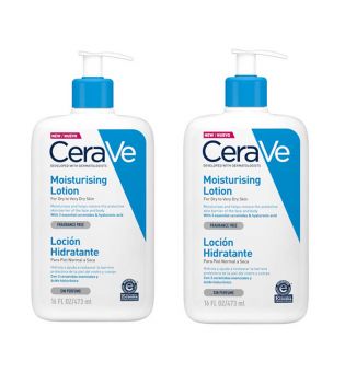 Cerave - Duplo lotion hydratante pour peaux sèches ou très sèches - 473ml