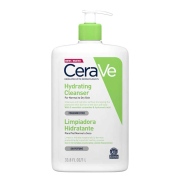 Cerave - Nettoyant visage hydratant pour peaux normales à sèches - 1L