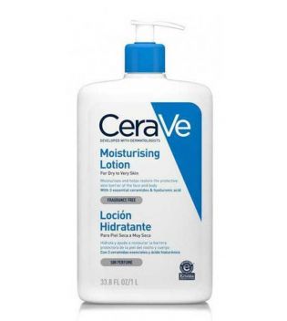 Cerave - Lotion hydratante pour peaux sèches ou très sèches - 1L