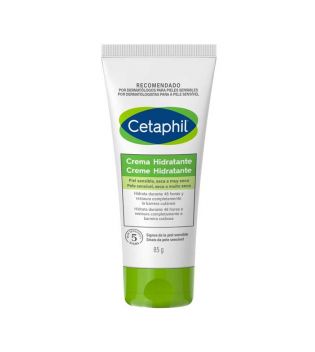Cetaphil - Crème hydratante pour le visage et le corps peaux sensibles et sèches - 85g