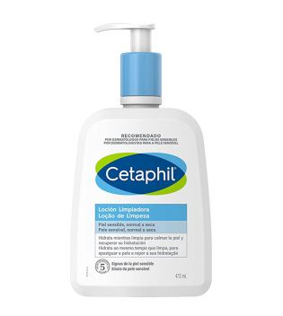 Cetaphil - Lotion nettoyante pour le visage et le corps peaux sensibles et sèches - 473ml