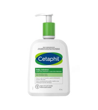 Cetaphil - Lotion Ultra Hydratante Visage et Corps Daily Advance - Peaux Sensibles et Sèches