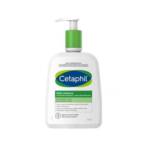 Cetaphil - Lotion Ultra Hydratante Visage et Corps Daily Advance - Peaux Sensibles et Sèches