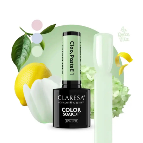 Claresa - *Ciao, Pastel!* - Vernis semi-permanent Soak off - 01