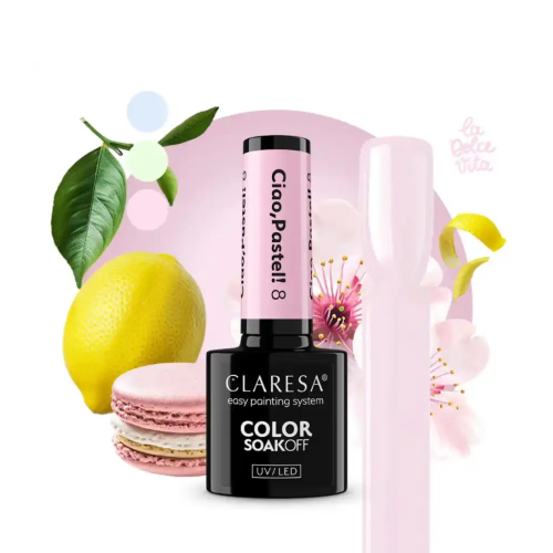 Claresa - *Ciao, Pastel!* - Vernis semi-permanent Soak off - 08