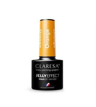Claresa - Vernis à ongles semi-permanent Jelly Effect - Orange