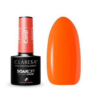 Claresa - Vernis à ongles semi-permanent Soak off - 01: Coral