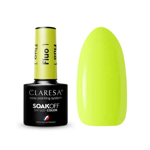 Claresa - *Fluo* - Vernis semi-permanent Soak off - 01