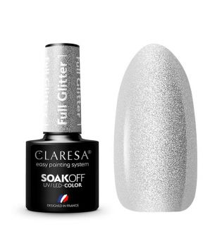 Claresa - Vernis à ongles semi-permanent Soak off - 01: Full Glitter