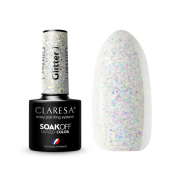 Claresa - Vernis à ongles semi-permanent Soak off - 01: Glitter