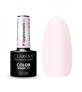 Claresa - Vernis à ongles semi-permanent Soak off - 01: Lip Gloss Nail