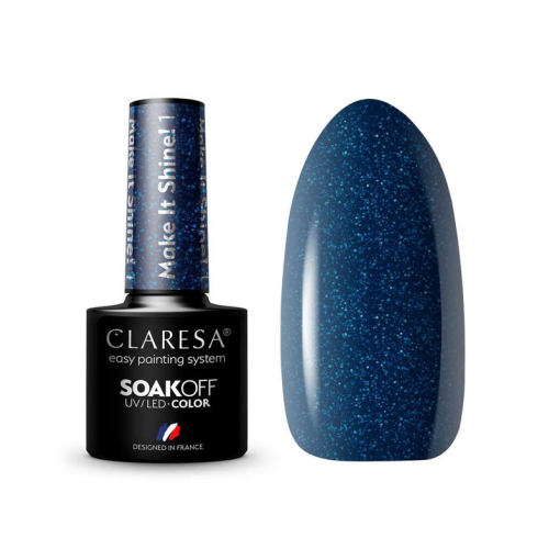 Claresa - Vernis à ongles semi-permanent Soak off - 01: Make It Shine!