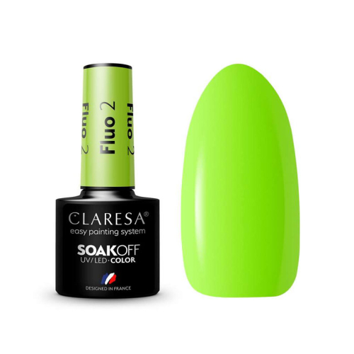 Claresa - *Fluo* - Vernis semi-permanent Soak off - 02
