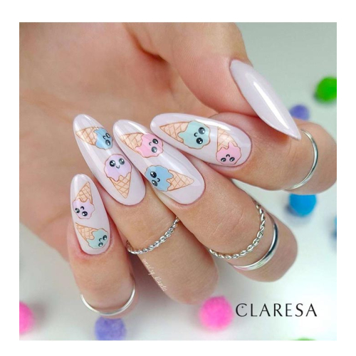 Claresa - Vernis semi-permanent Soak off - 02: Ice Cream