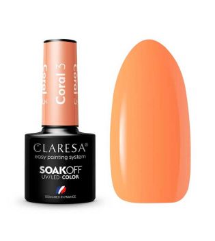 Claresa - Vernis à ongles semi-permanent Soak off - 03: Coral