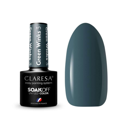 Claresa - Vernis semi-permanent Soak off - 03: Green Winks