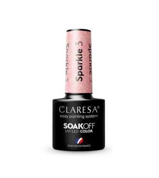 Claresa - Vernis à ongles semi-permanent Soak off - 03: Sparkle