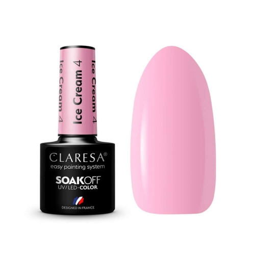 Claresa - Vernis semi-permanent Soak off - 04: Ice Cream