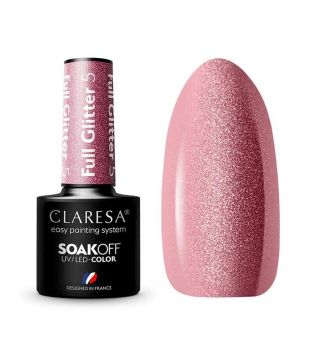 Claresa - Vernis à ongles semi-permanent Soak off - 05: Full Glitter