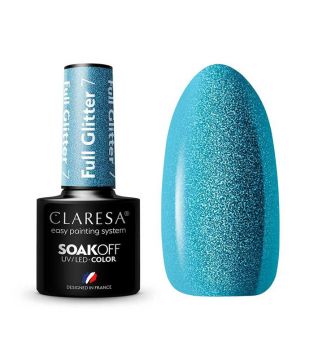Claresa - Vernis à ongles semi-permanent Soak off - 07: Full Glitter