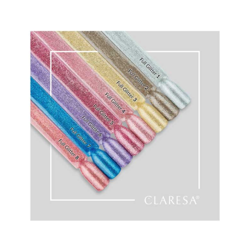 Claresa - Vernis semi-permanent Soak off - 08: Full Glitter