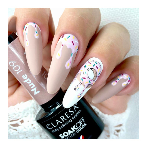 Claresa - Vernis à ongles semi-permanent Soak off - 109: Nude