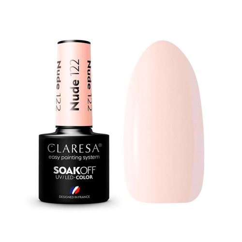 Claresa - Vernis à ongles semi-permanent Soak off - 122: Nude