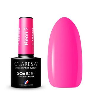 Claresa - Vernis à ongles semi-permanent Soak off - 2: Neon