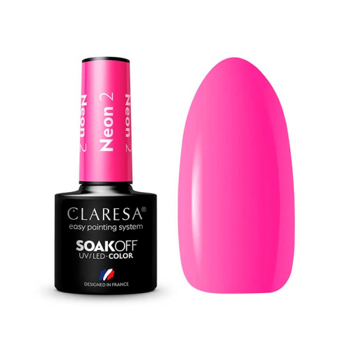 Claresa - Vernis à ongles semi-permanent Soak off - 2: Neon