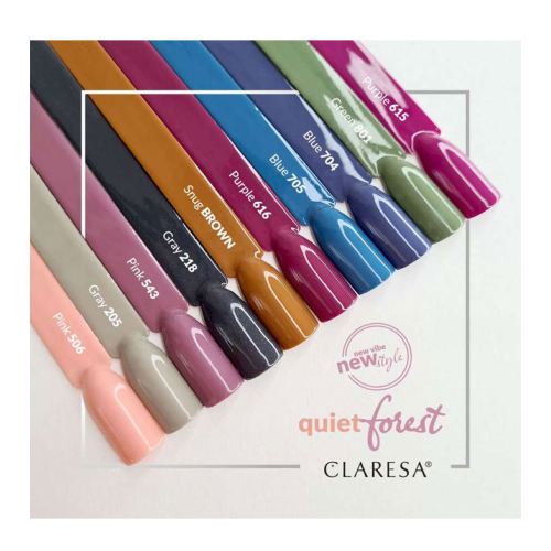 Claresa - Vernis à ongles semi-permanent Soak off - 218: Gray