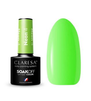 Claresa - Vernis à ongles semi-permanent Soak off - 4: Neon
