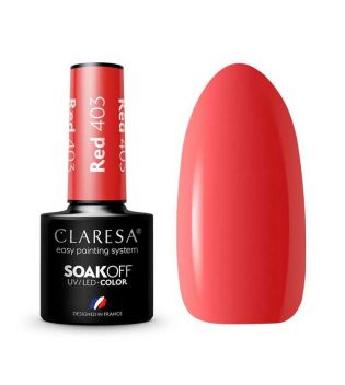 Claresa - Vernis à ongles semi-permanent Soak off - 403: Red