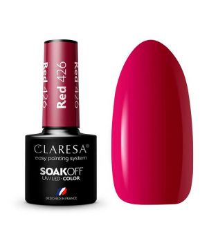 Claresa - Vernis à ongles semi-permanent Soak off - 426: Red