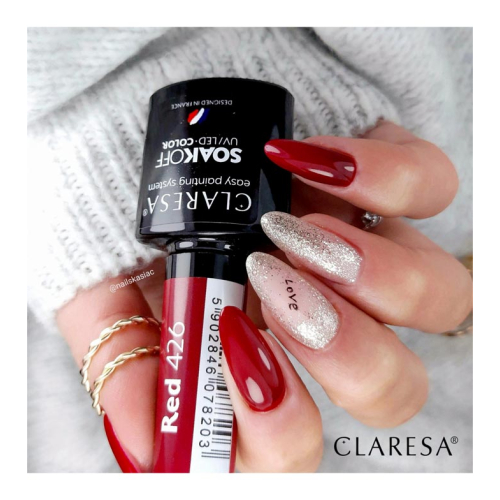 Claresa - Vernis à ongles semi-permanent Soak off - 426: Red