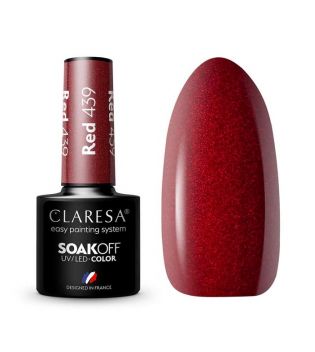 Claresa - Vernis à ongles semi-permanent Soak off - 439: Red