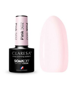Claresa - Vernis à ongles semi-permanent Soak off - 502: Pink