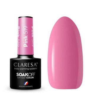Claresa - Vernis à ongles semi-permanent Soak off - 519: Pink