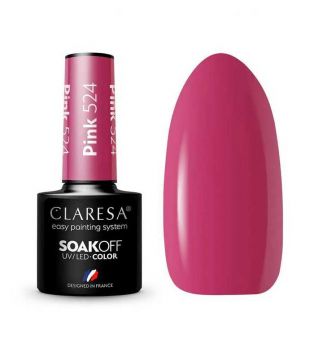Claresa - Vernis à ongles semi-permanent Soak off - 524: Pink