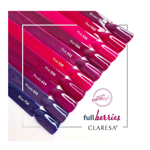 Claresa - Vernis à ongles semi-permanent Soak off - 535: Pink