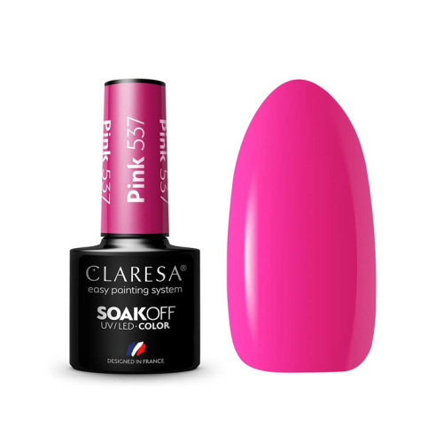 Claresa - Vernis à ongles semi-permanent Soak off - 537: Pink