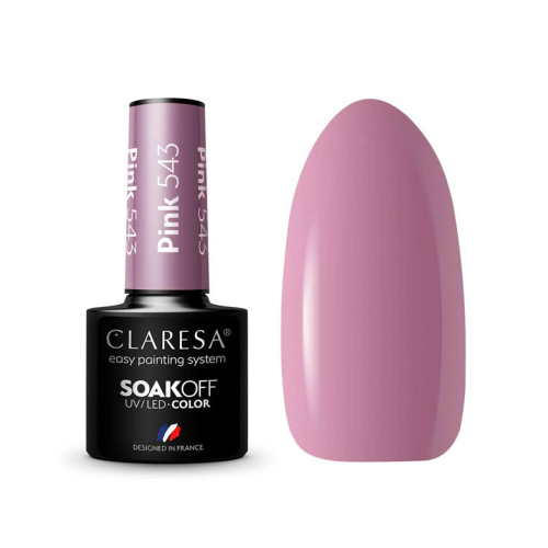Claresa - Vernis à ongles semi-permanent Soak off - 543: Pink