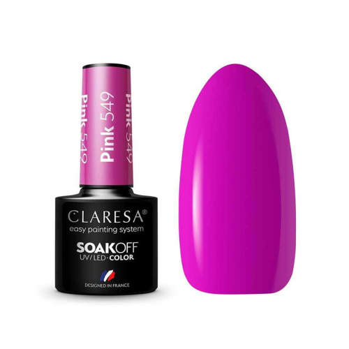 Claresa - Vernis à ongles semi-permanent Soak off - 549: Pink