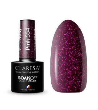 Claresa - Vernis à ongles semi-permanent Soak off - 554: Pink