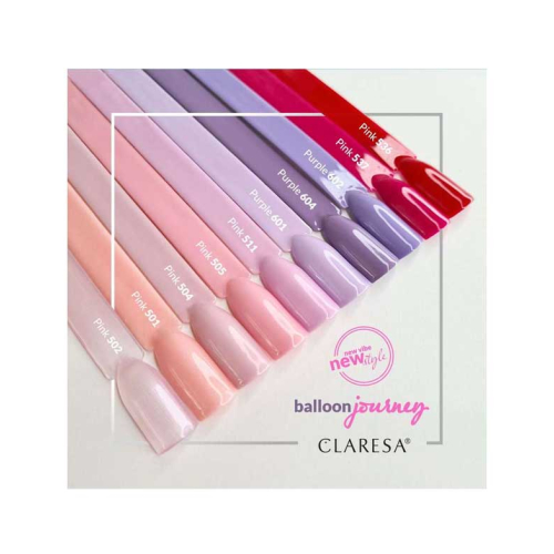 Claresa - Vernis à ongles semi-permanent Soak off - 604: Purple