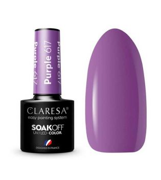 Claresa - Vernis à ongles semi-permanent Soak off - 617: Purple