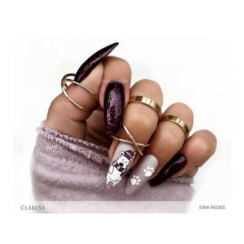 Claresa - Vernis à ongles semi-permanent Soak off - 631: Purple