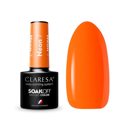 Claresa - Vernis à ongles semi-permanent Soak off - 7: Neon